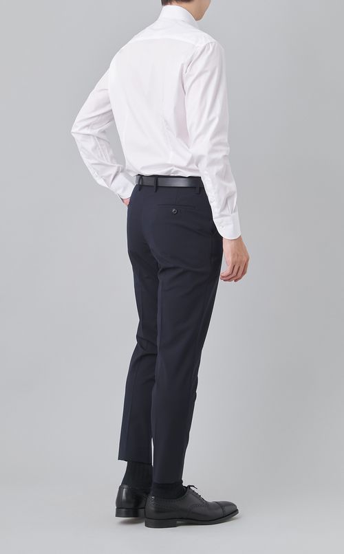 ワイドスプレッドカラードレスシャツ