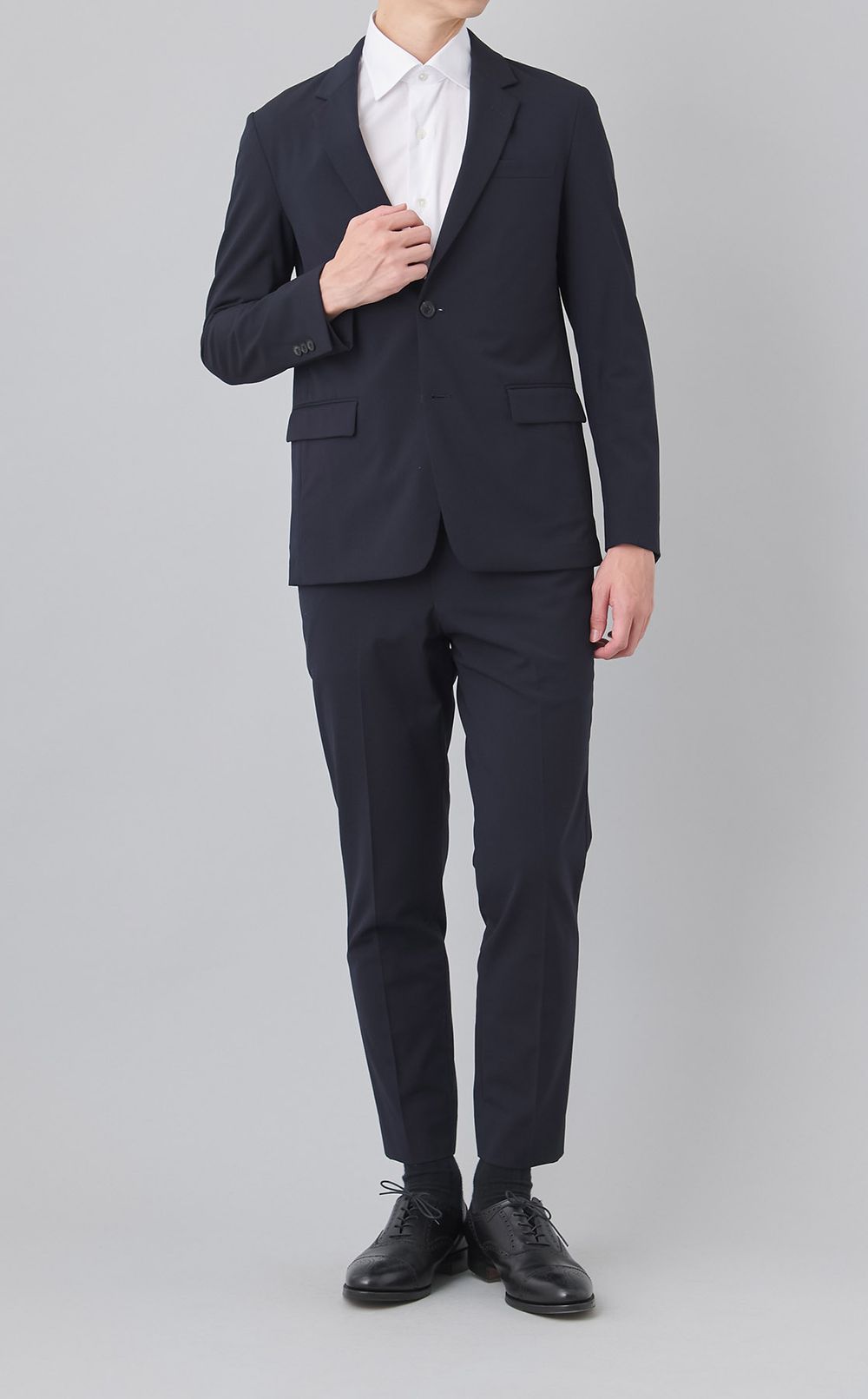 ワイドスプレッドカラードレスシャツ