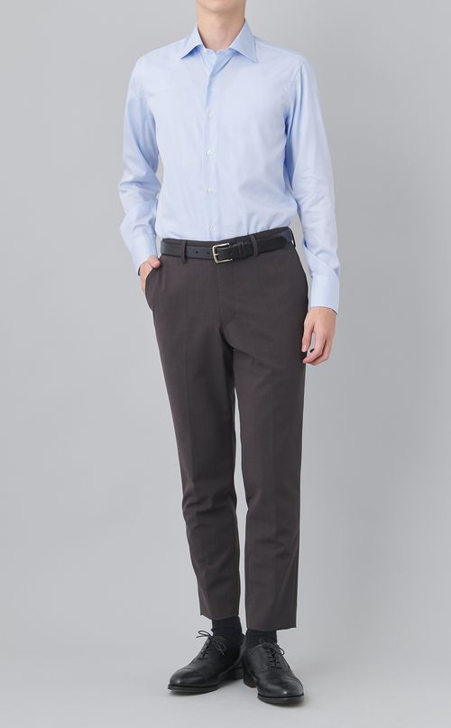 ワイドスプレッドカラードレスシャツ