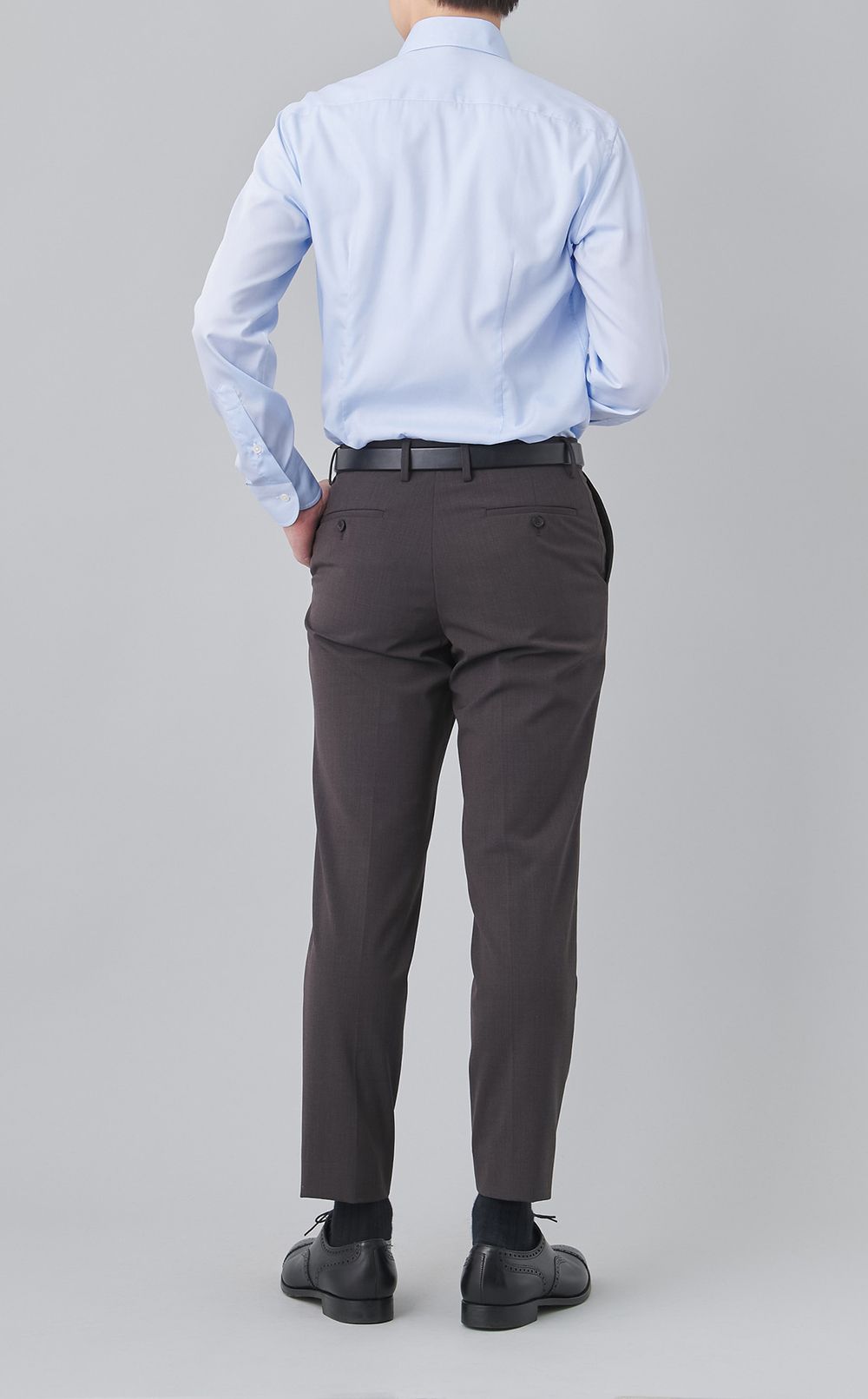 ワイドスプレッドカラードレスシャツ