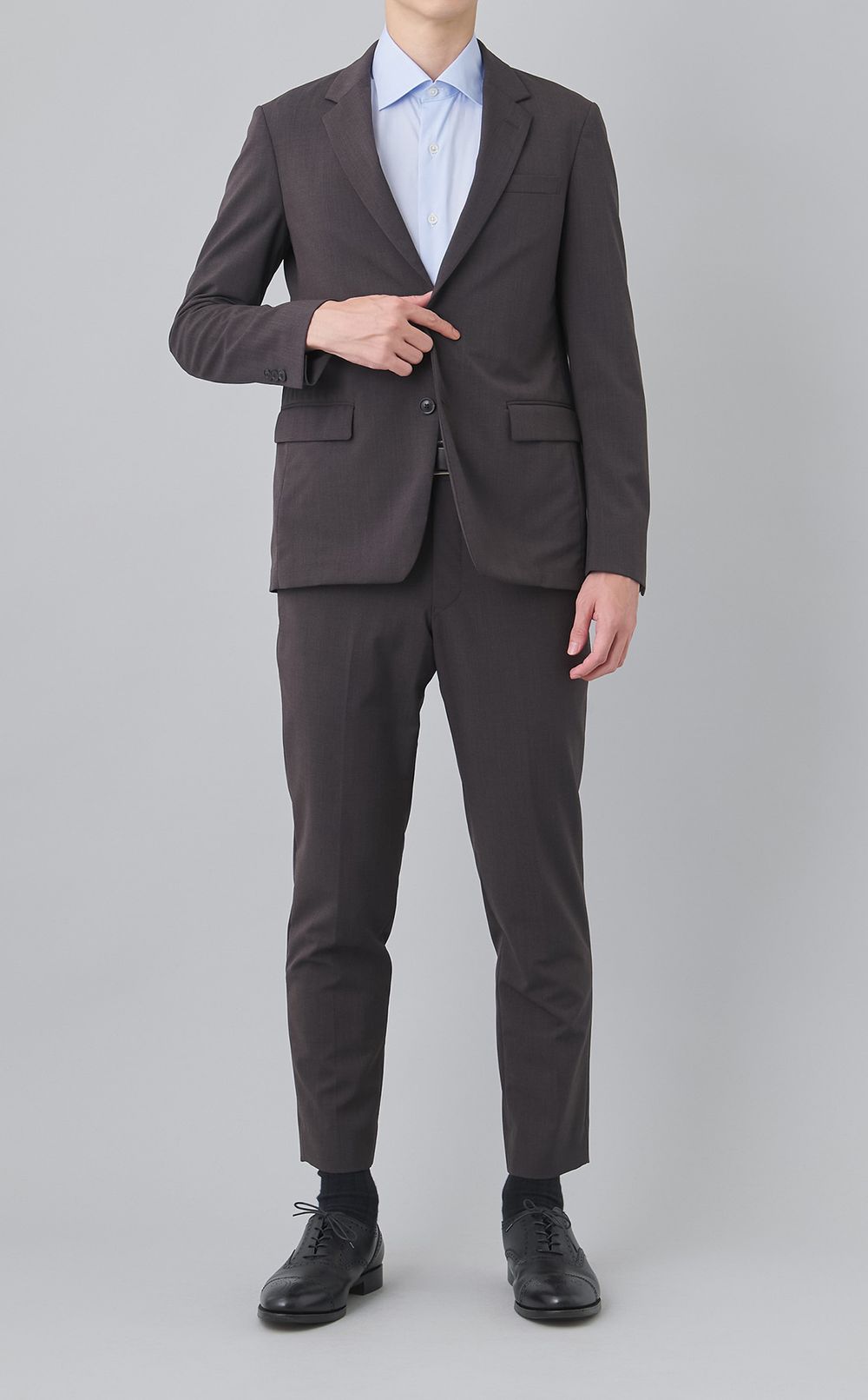 ワイドスプレッドカラードレスシャツ