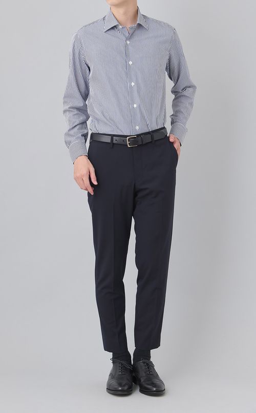 ワイドスプレッドカラードレスシャツ