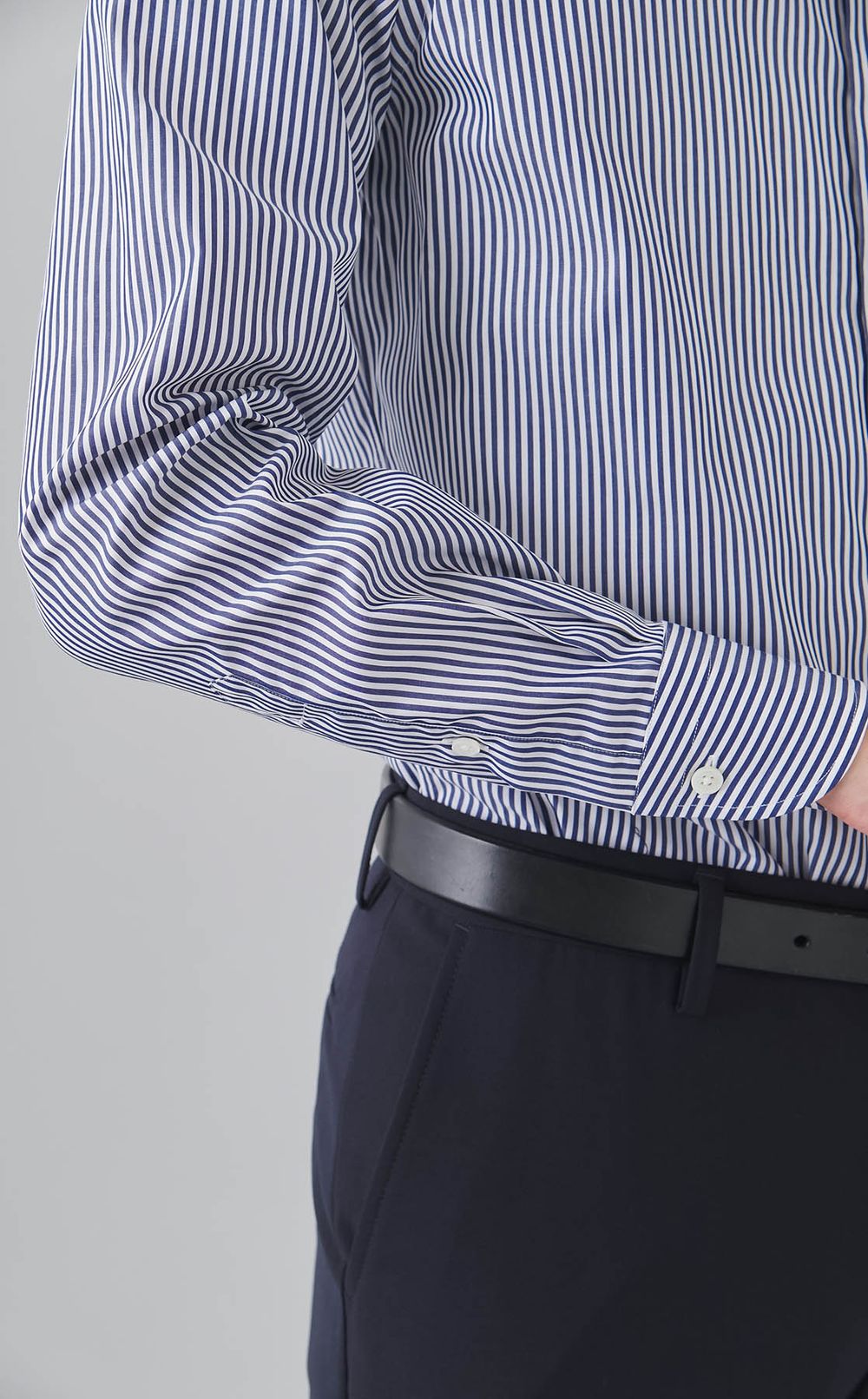 ワイドスプレッドカラードレスシャツ