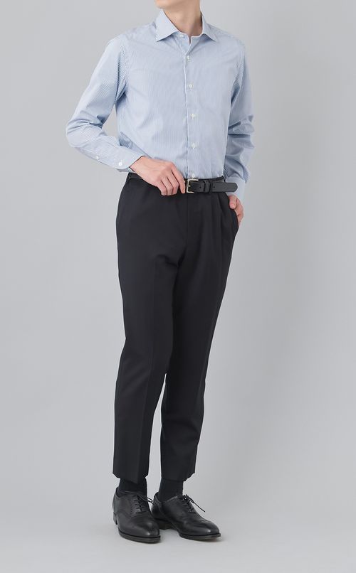 キャンディストライプドレスシャツ