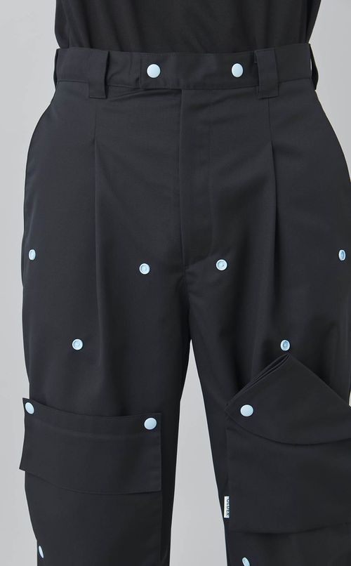 OLDERプッシュボタンパンツ