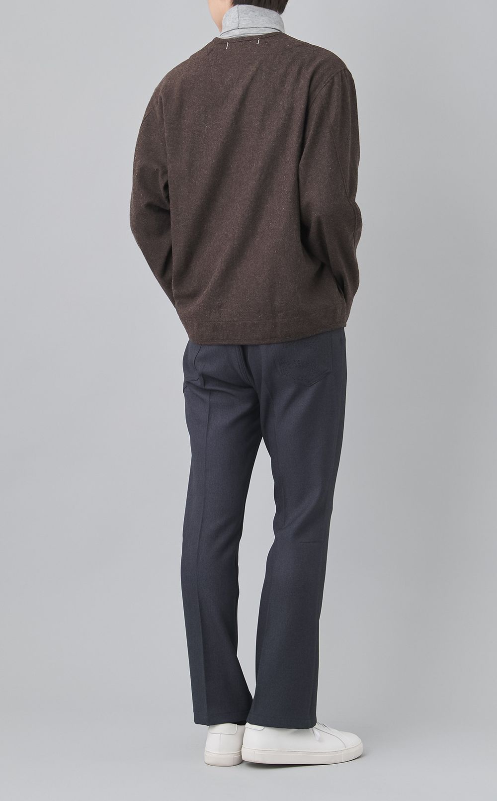 ウールミックスツイルライニングシャツ