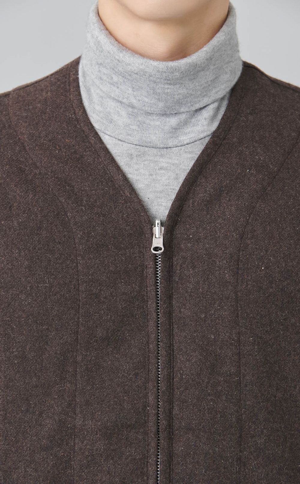 ウールミックスツイルライニングシャツ