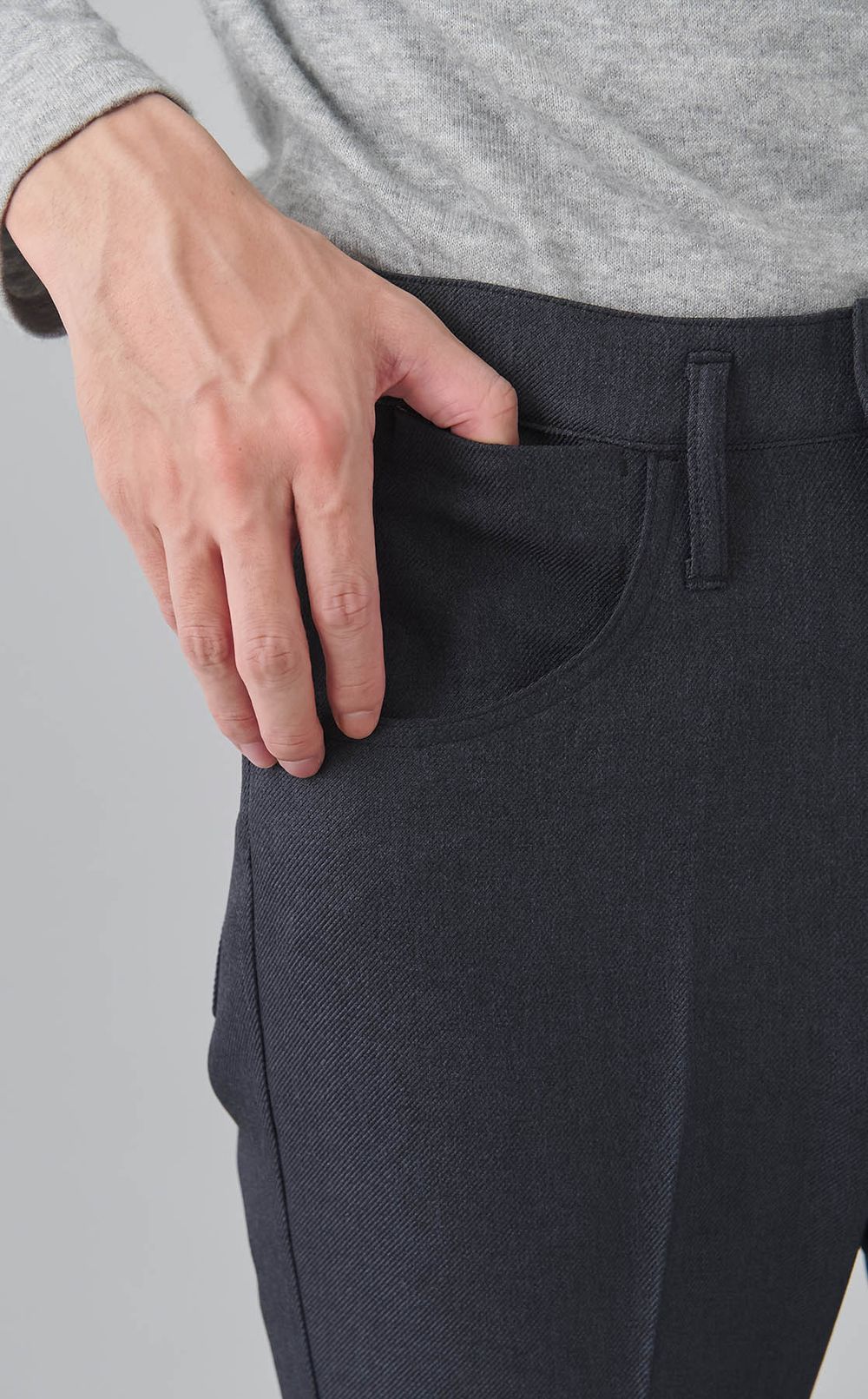 セミフレア5ポケットパンツ