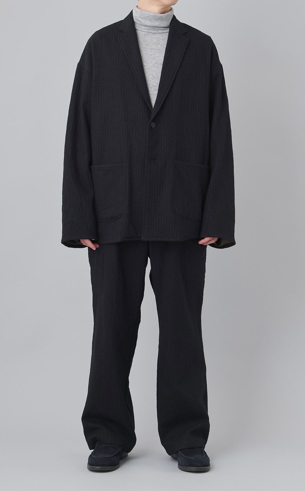 ストライプジャカードカーゴパンツ