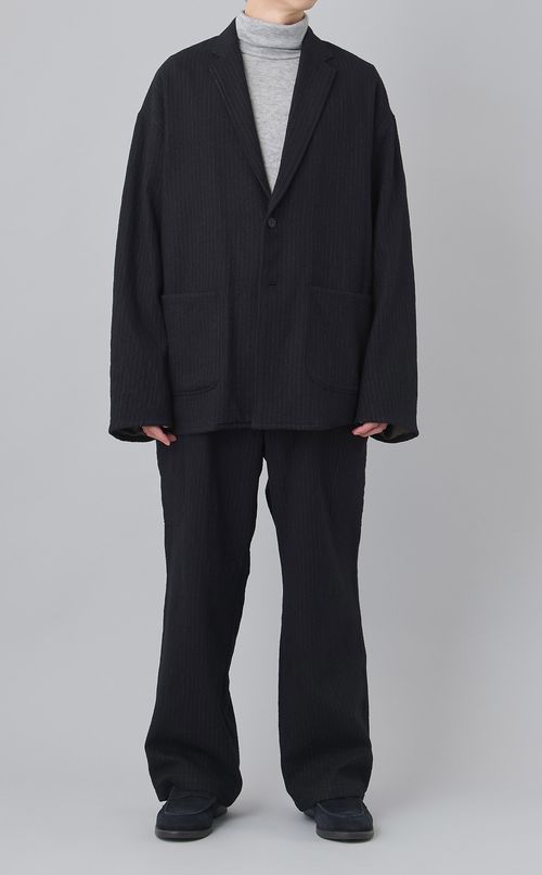 ストライプジャカードカーゴパンツ