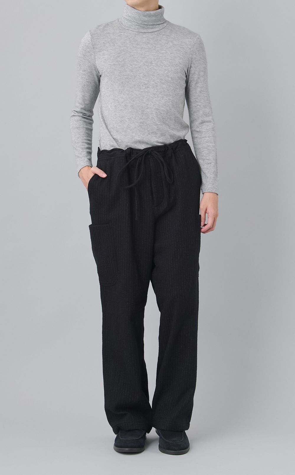 ストライプジャカードカーゴパンツ