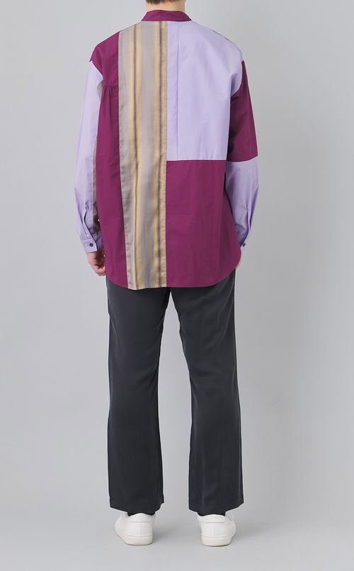 【reADdress】リメイクスタンドカラーシャツ