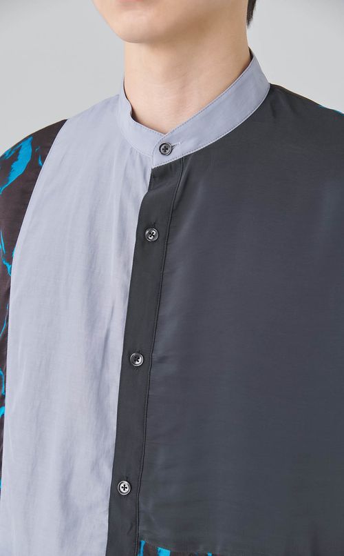 【reADdress】リメイクスタンドカラーシャツ