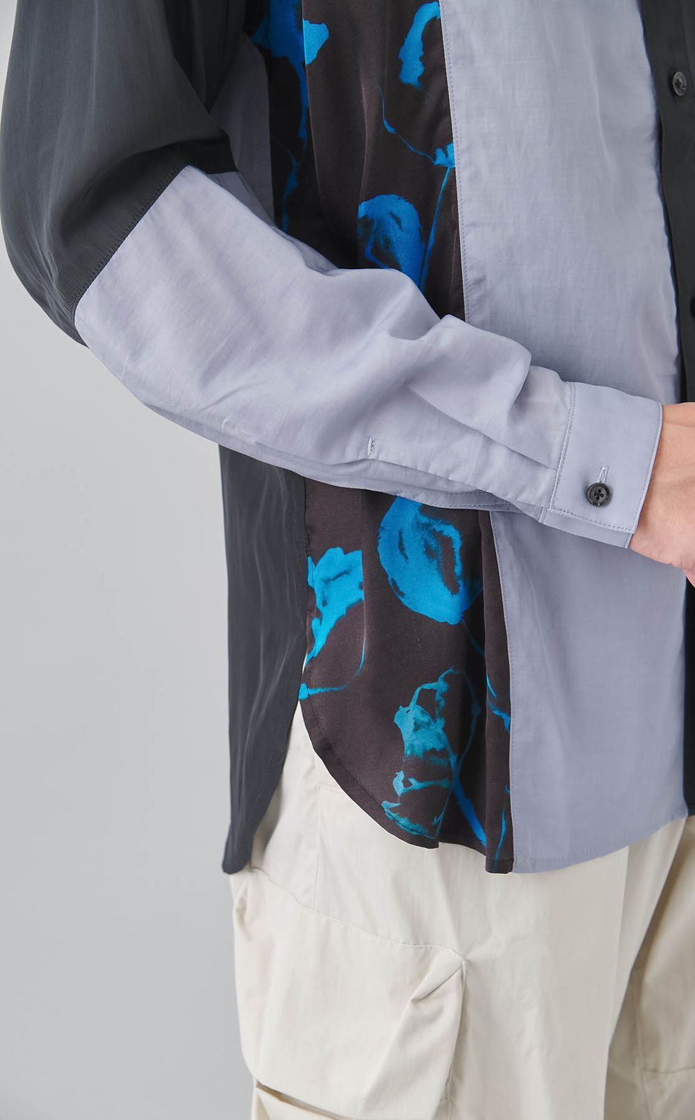 【reADdress】リメイクスタンドカラーシャツ