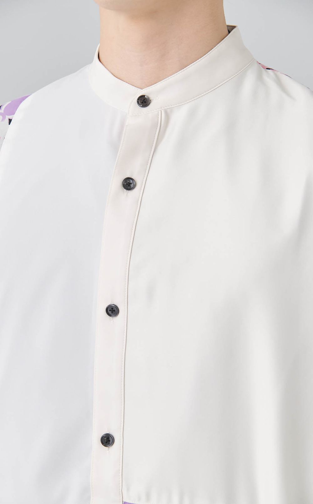 【reADdress】リメイクスタンドカラーシャツ