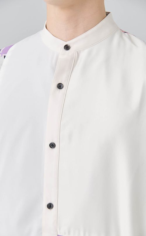 【reADdress】リメイクスタンドカラーシャツ