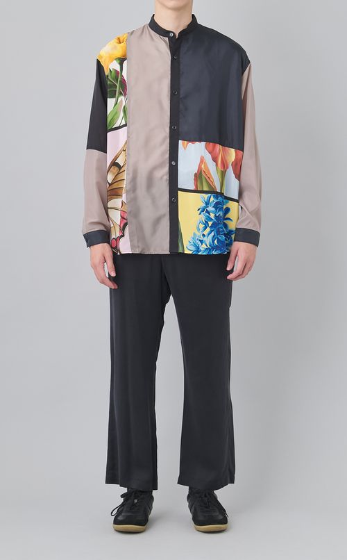 【reADdress】リメイクスタンドカラーシャツ