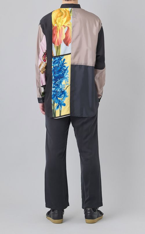 【reADdress】リメイクスタンドカラーシャツ