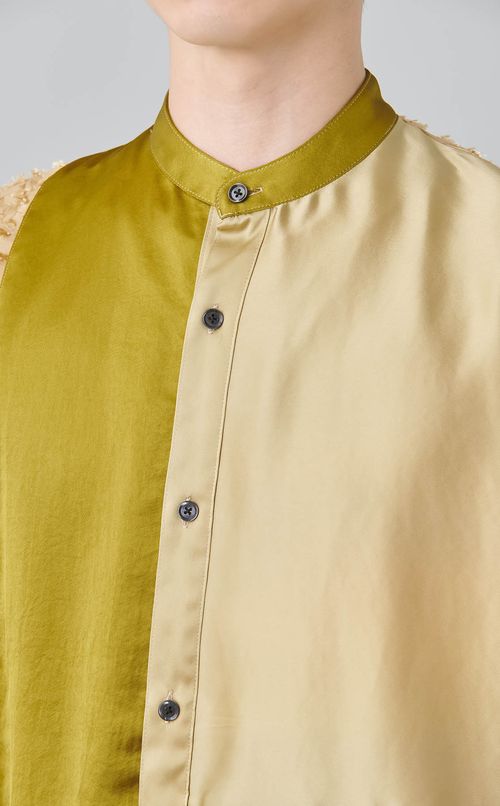 【reADdress】リメイクスタンドカラーシャツ