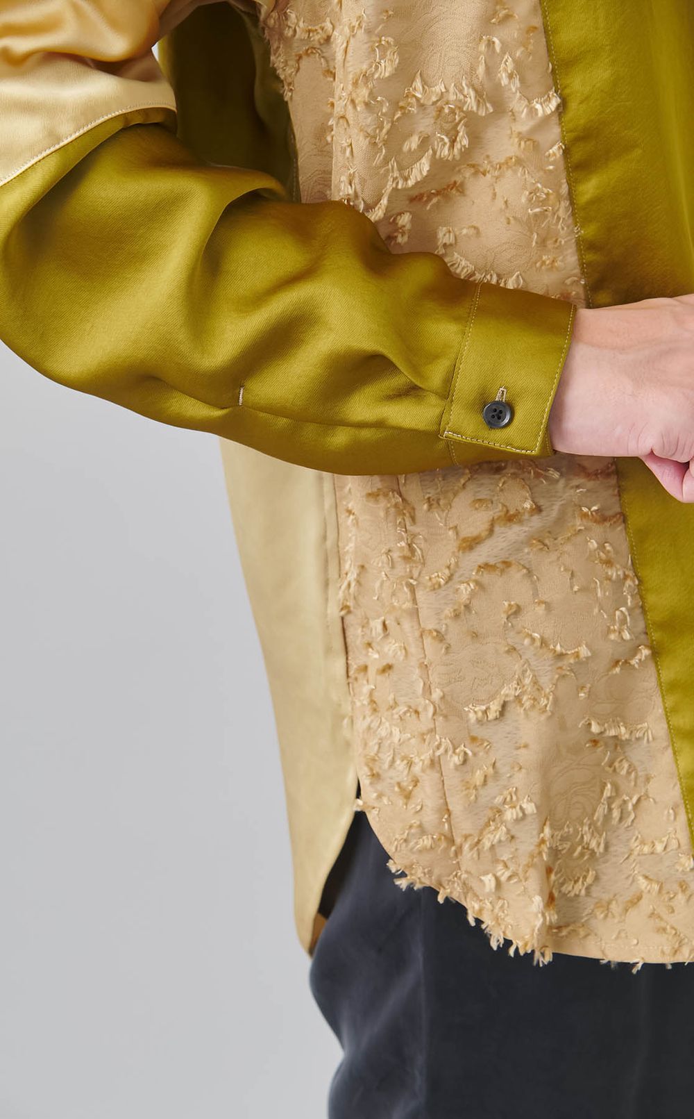 【reADdress】リメイクスタンドカラーシャツ