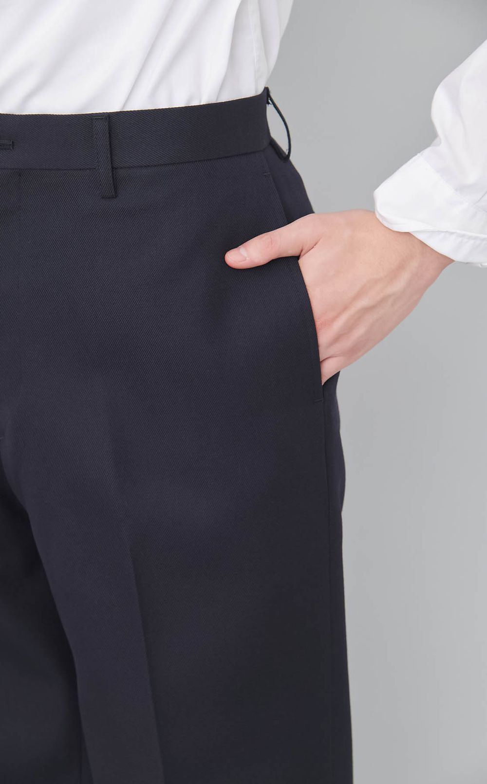 ワイドテーパードドレストラウザー