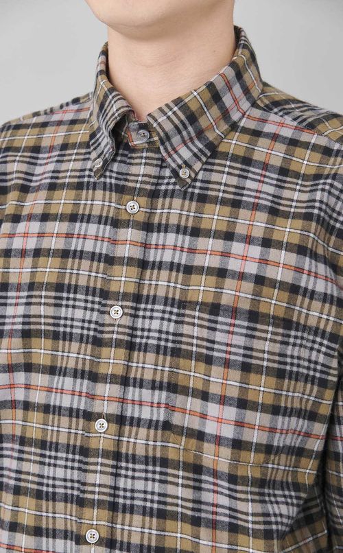 フランネルチェックシャツ