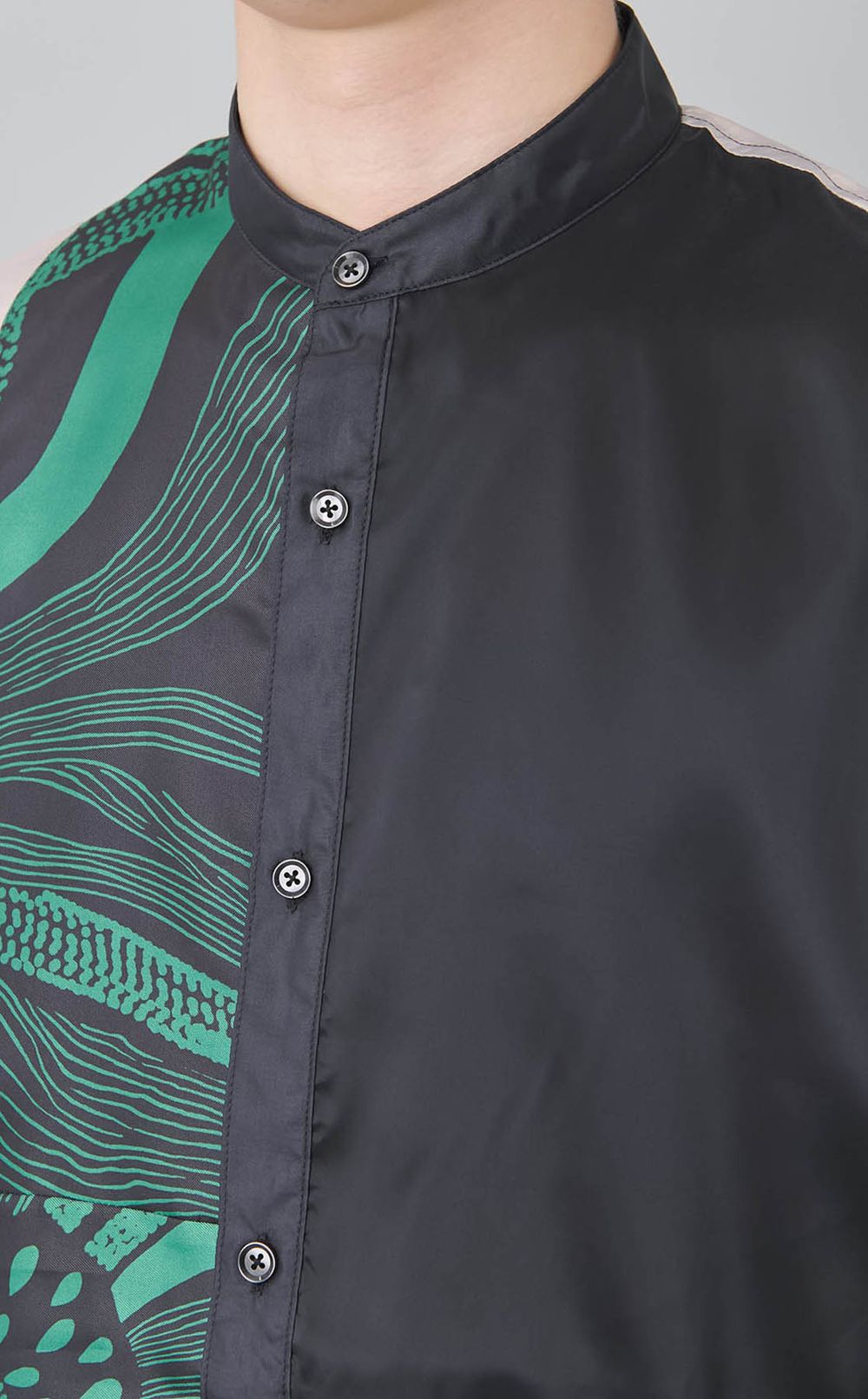 【reADdress】リメイクスタンドカラーシャツ