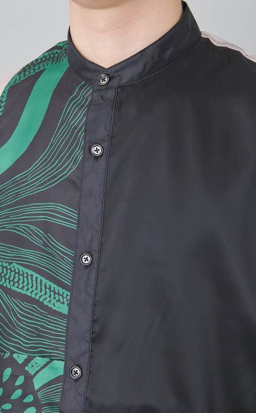 【reADdress】リメイクスタンドカラーシャツ