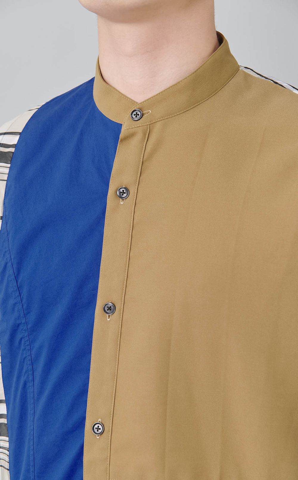 【reADdress】リメイクスタンドカラーシャツ