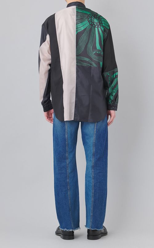 【reADdress】リメイクスタンドカラーシャツ