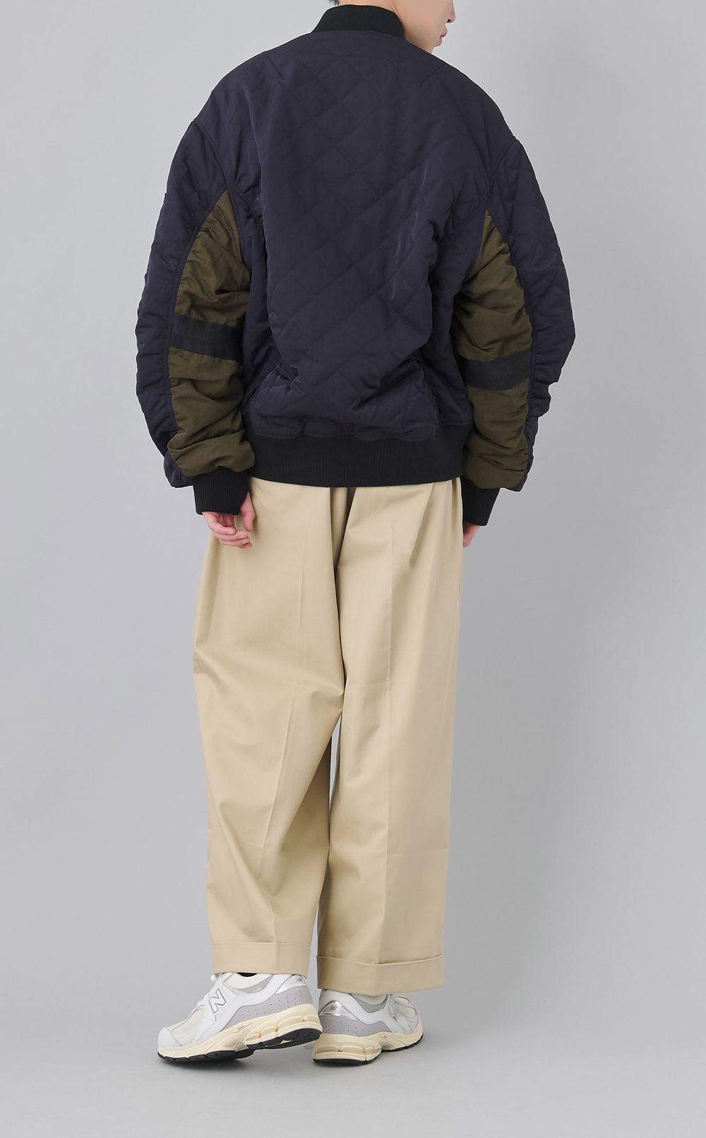 キルティングボンバージャケット