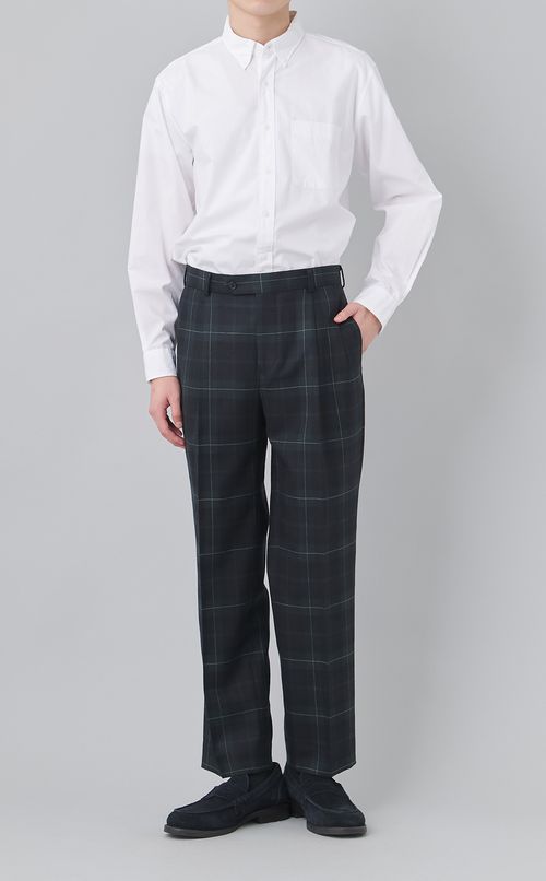 2タックウールスラックス