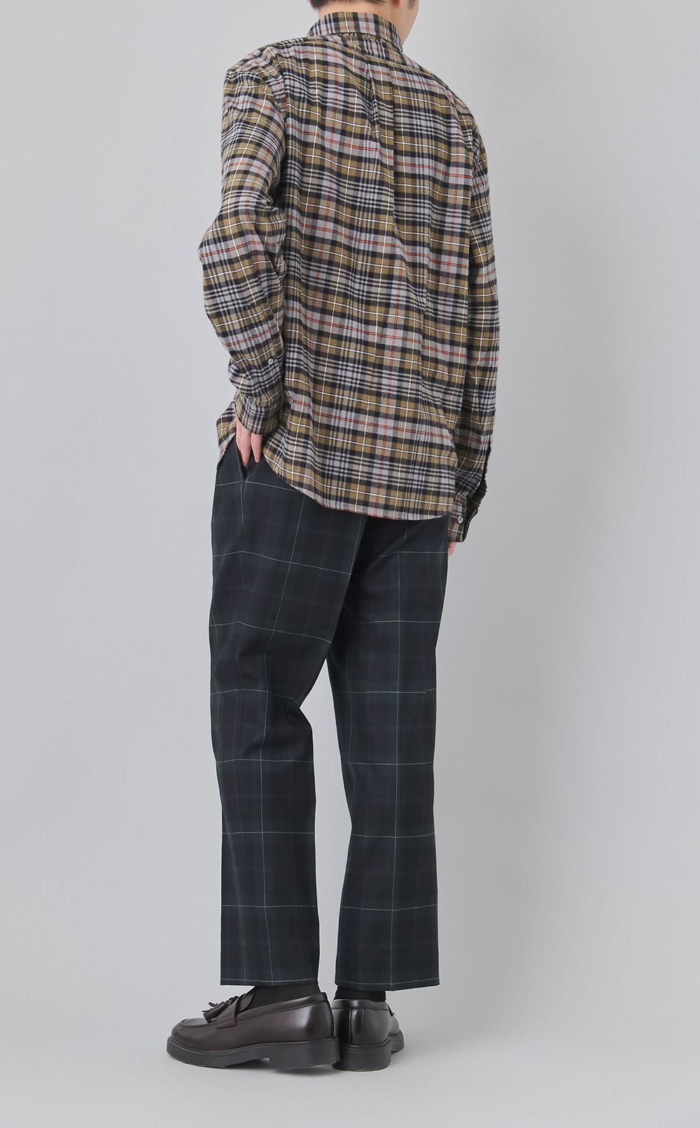 フランネルチェックシャツ