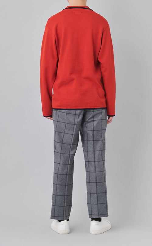 ウールコットンニットプルオーバー