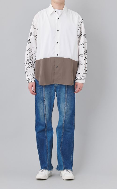 【reADdress】リメイクレギュラーカラーシャツ