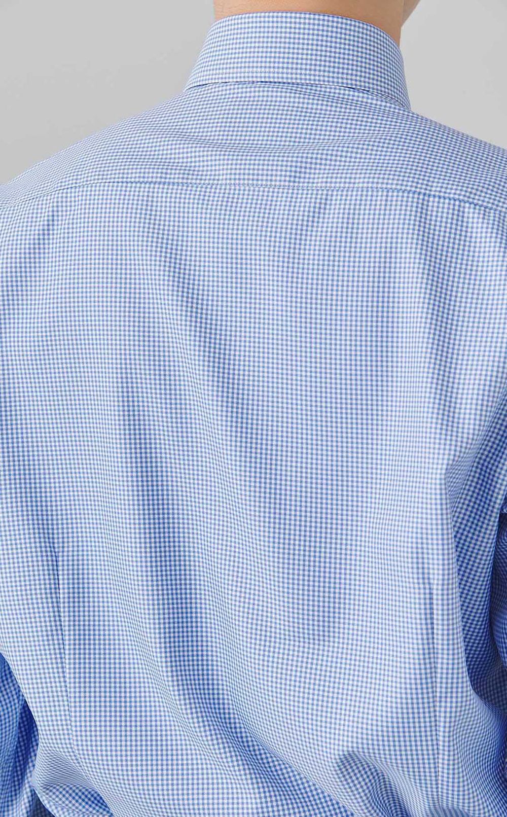 トロッターセミワイドギンガムシャツ