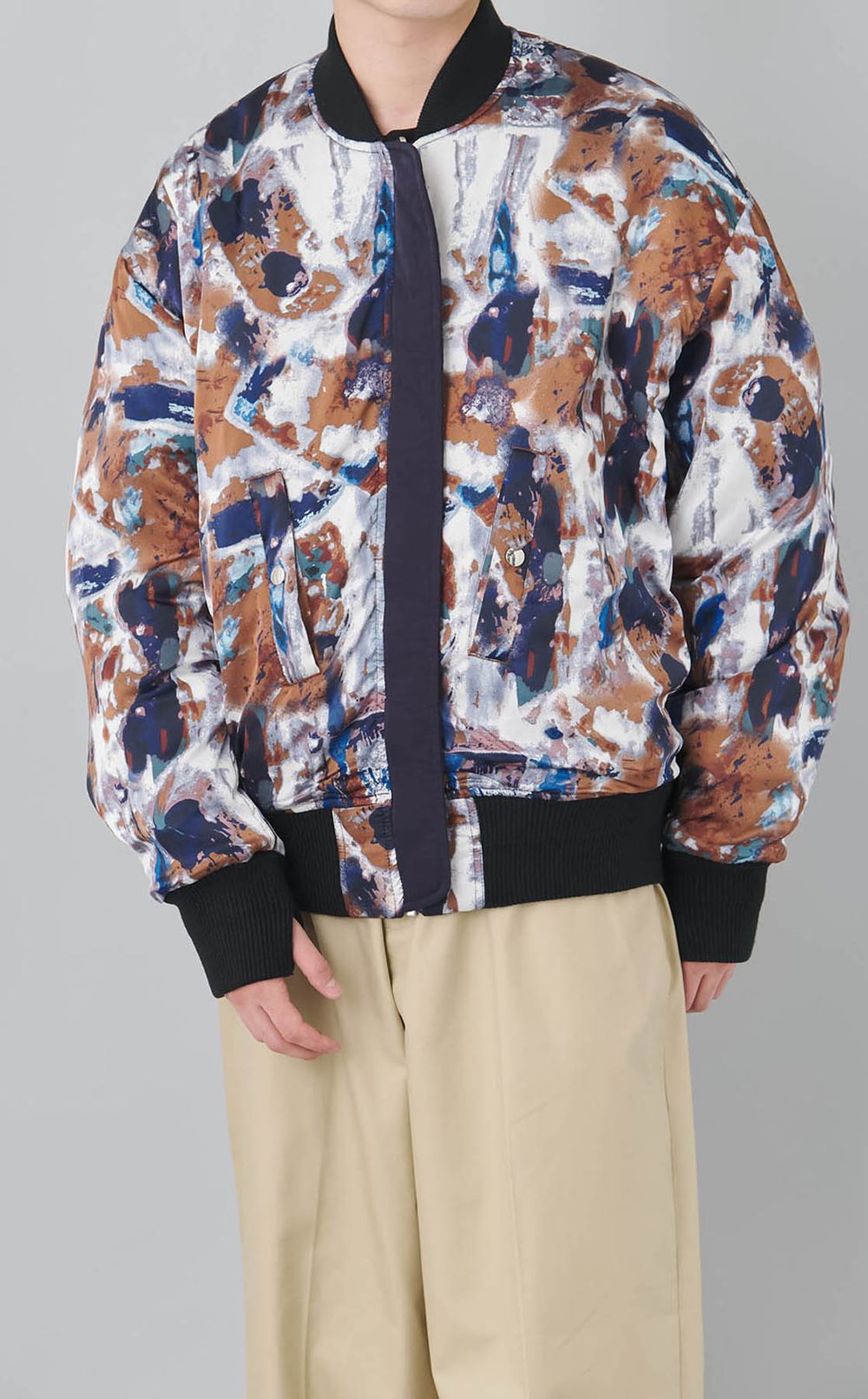 キルティングボンバージャケット