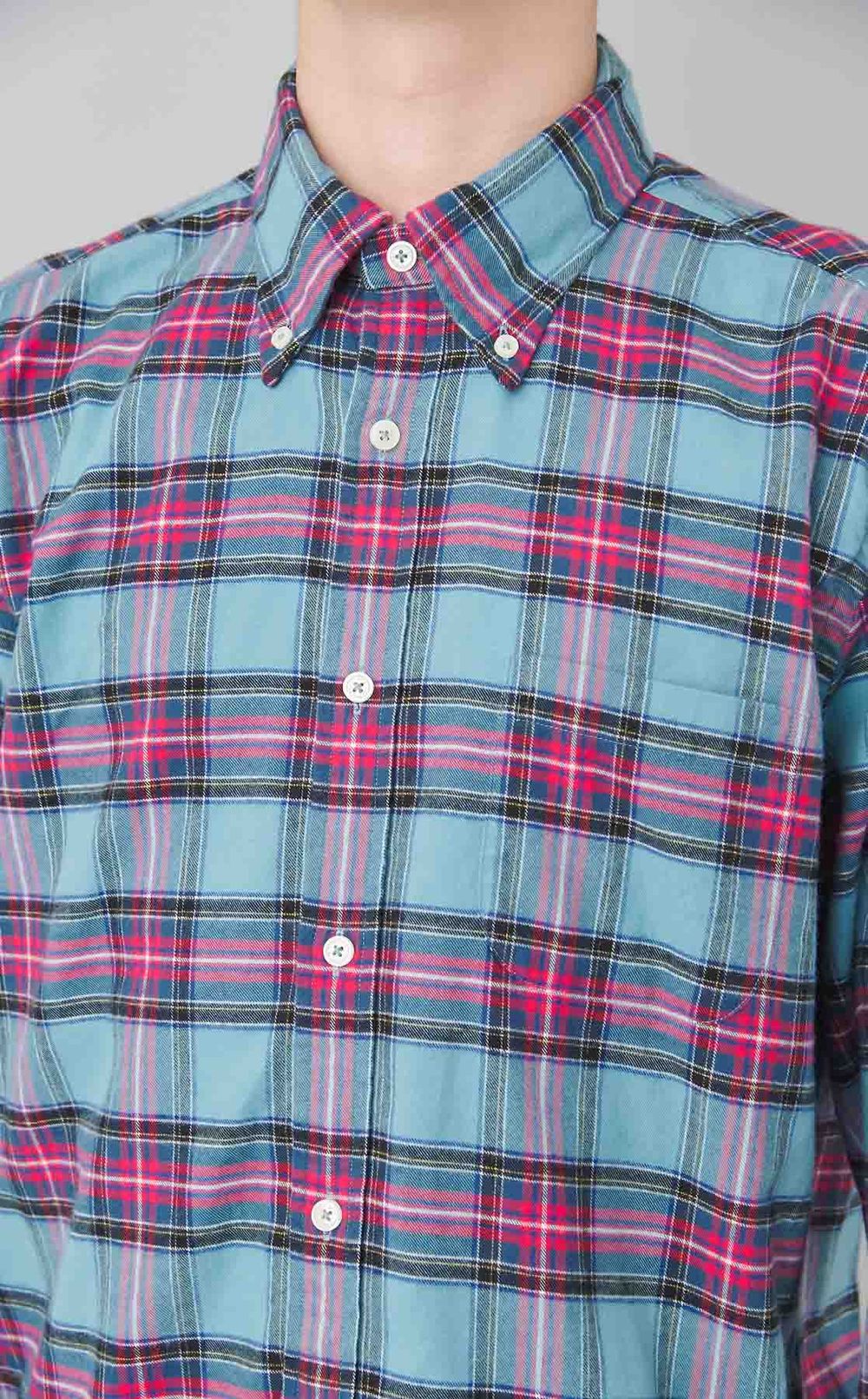 フランネルチェックシャツ