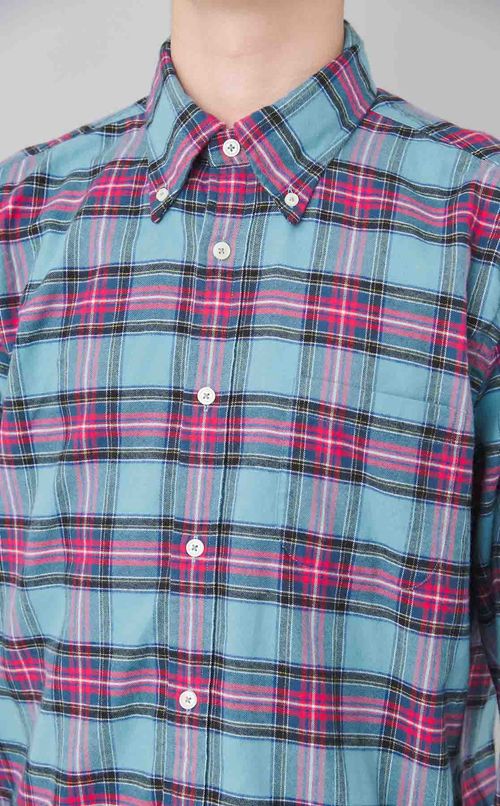 フランネルチェックシャツ