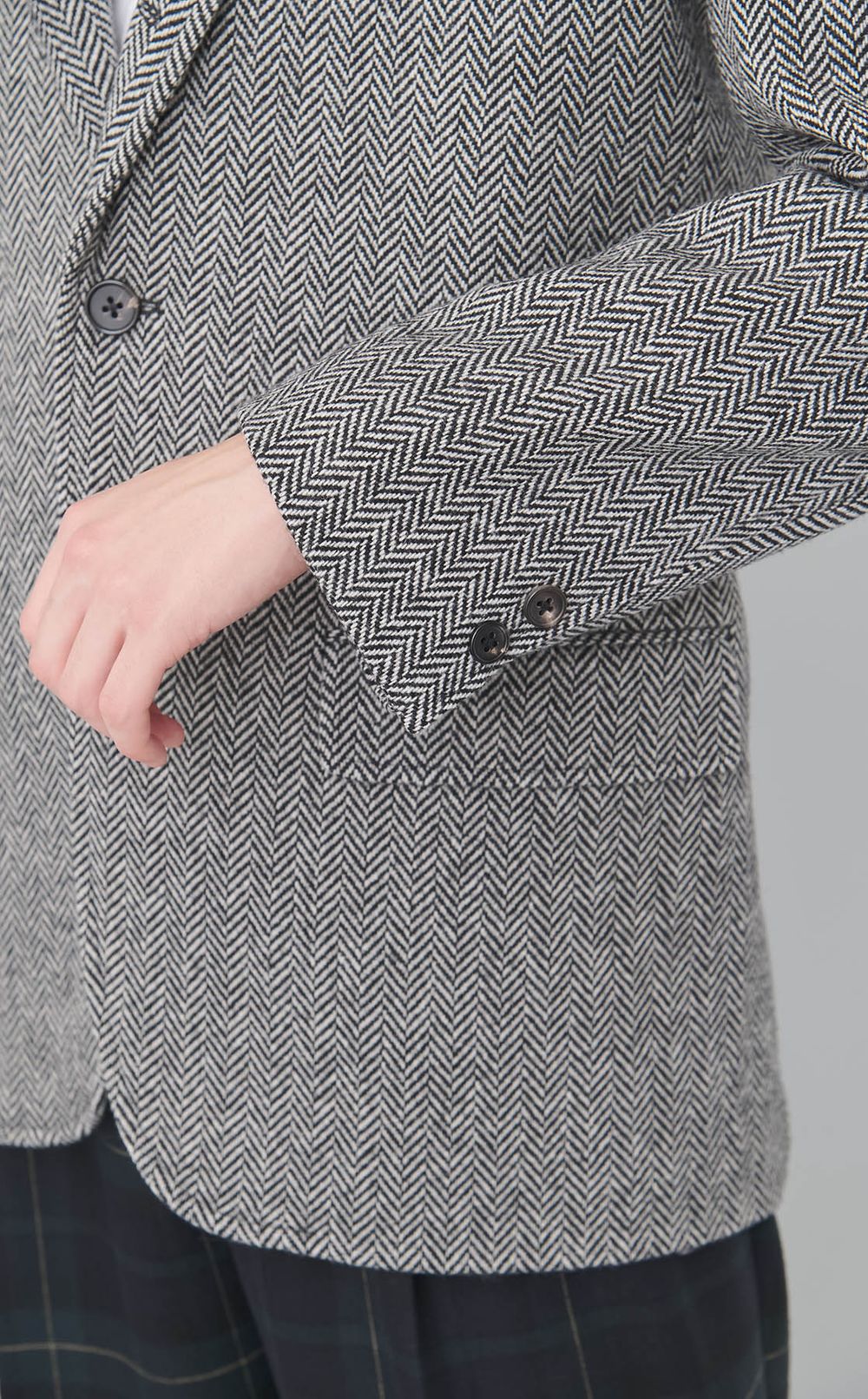 テーラードツイードジャケット