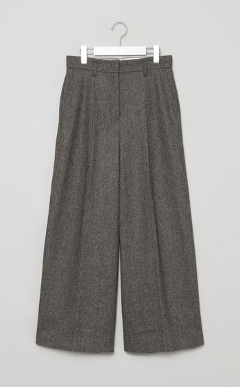 メランジカルゼタックワイドパンツ