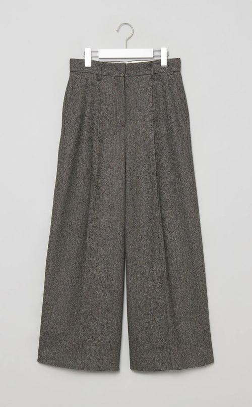 メランジカルゼタックワイドパンツ