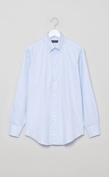 オックスボタンダウンドレスシャツ