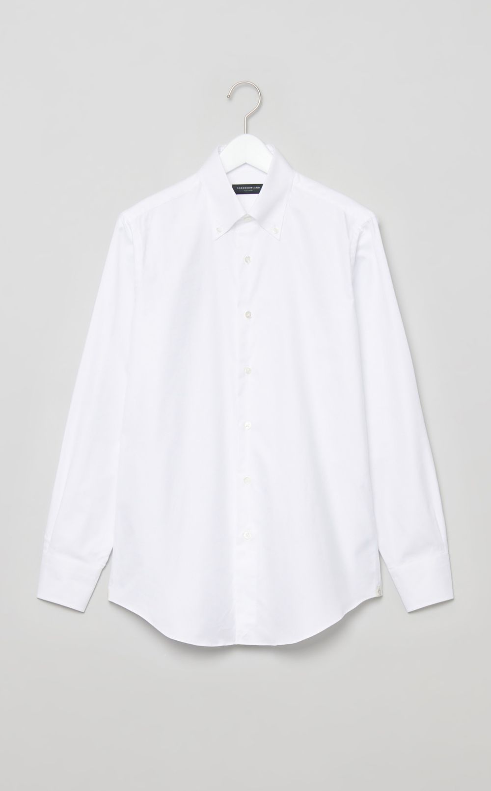 オックスボタンダウンドレスシャツ