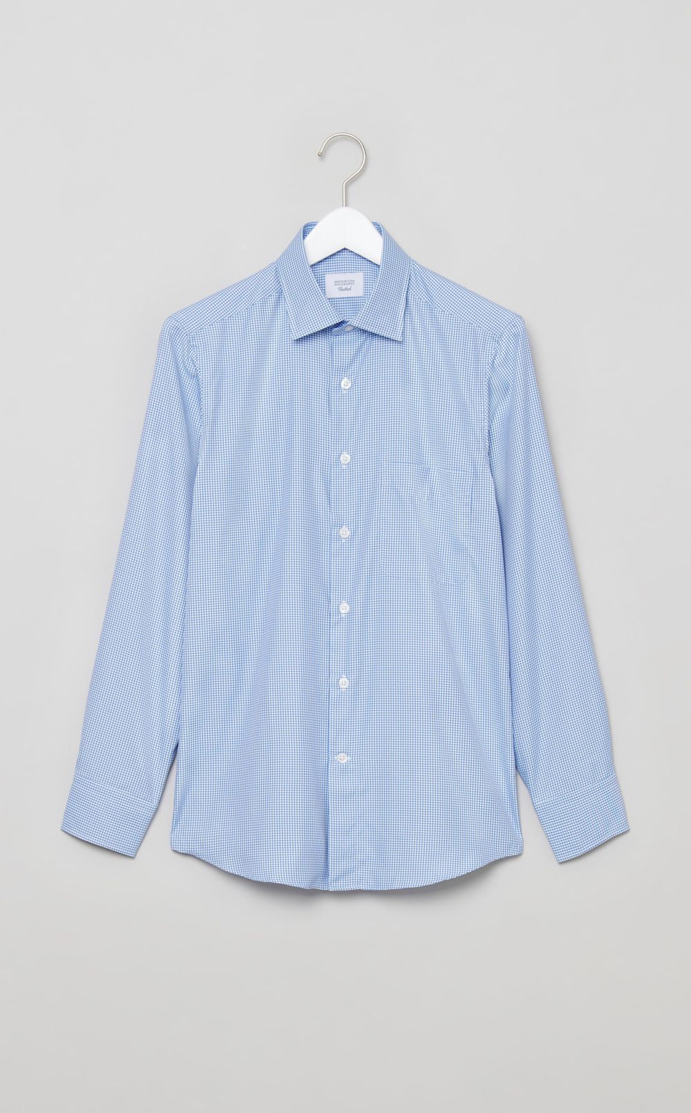 トロッターセミワイドギンガムシャツ