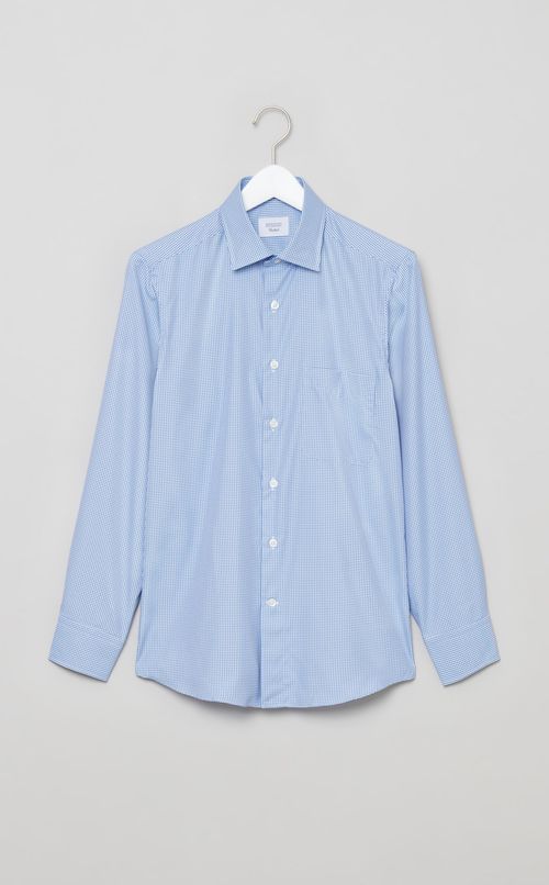 トロッターセミワイドギンガムシャツ