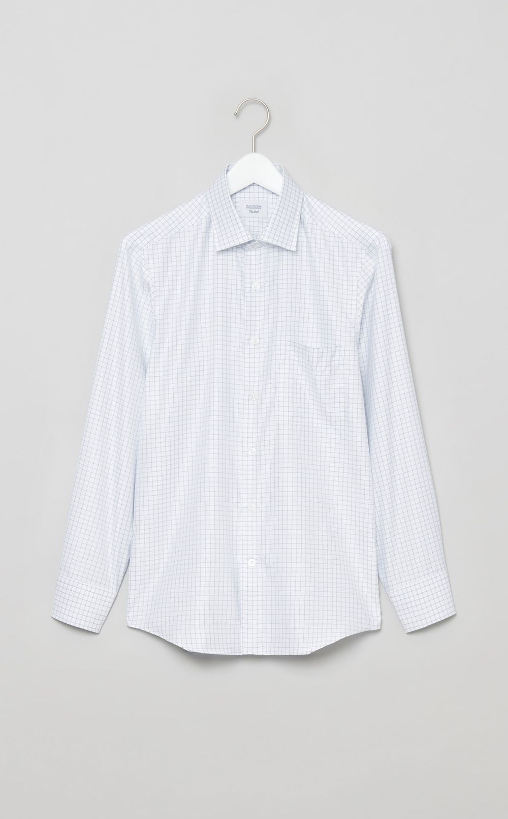 トロッターセミワイドチェックシャツ