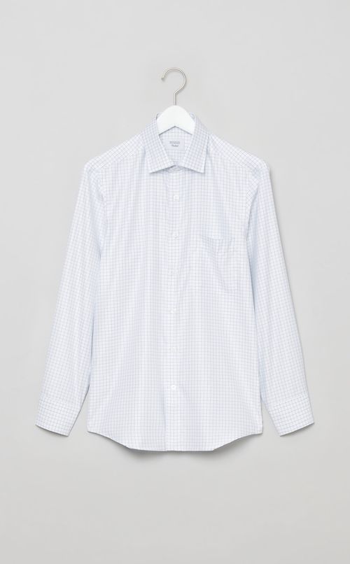 トロッターセミワイドチェックシャツ