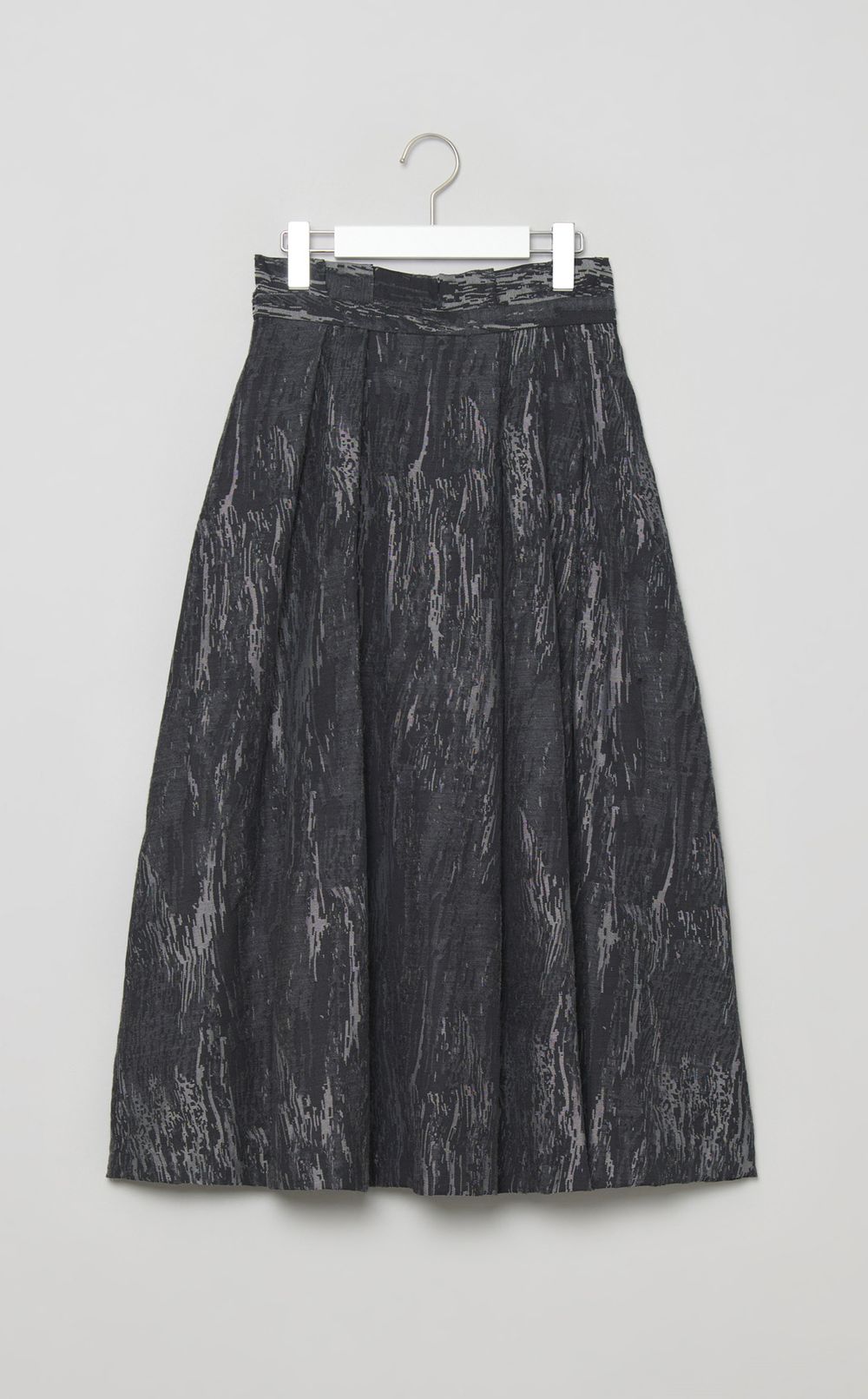 ジャガードタックフレアスカート