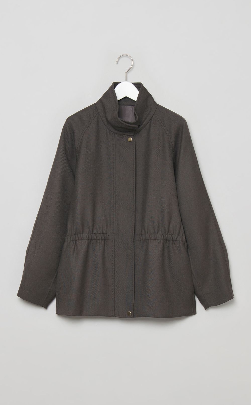 ウールスタンドカラーブルゾン